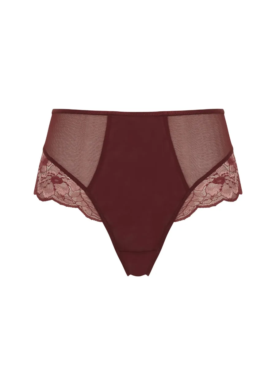 Sabrina High Waisted Brazilian Brief