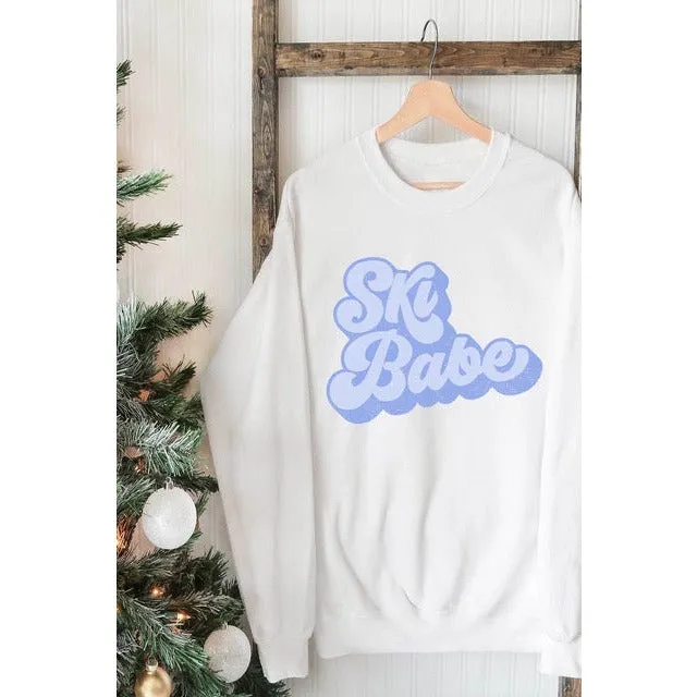 Ski Babe Graphic Sweatshirt