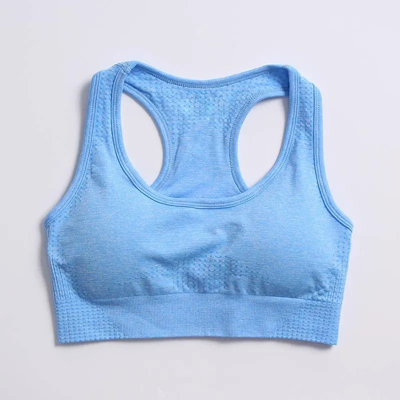 Stretchable Sporty High Waist Jogging Fitness Sets Women Seamless Knitted Yoga Activewear