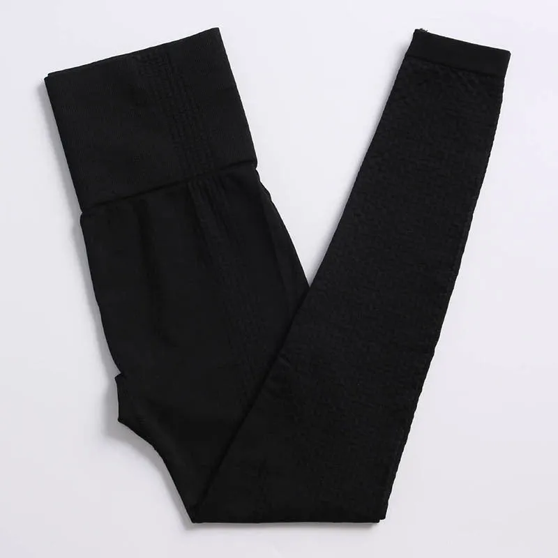 Stretchable Sporty High Waist Jogging Fitness Sets Women Seamless Knitted Yoga Activewear
