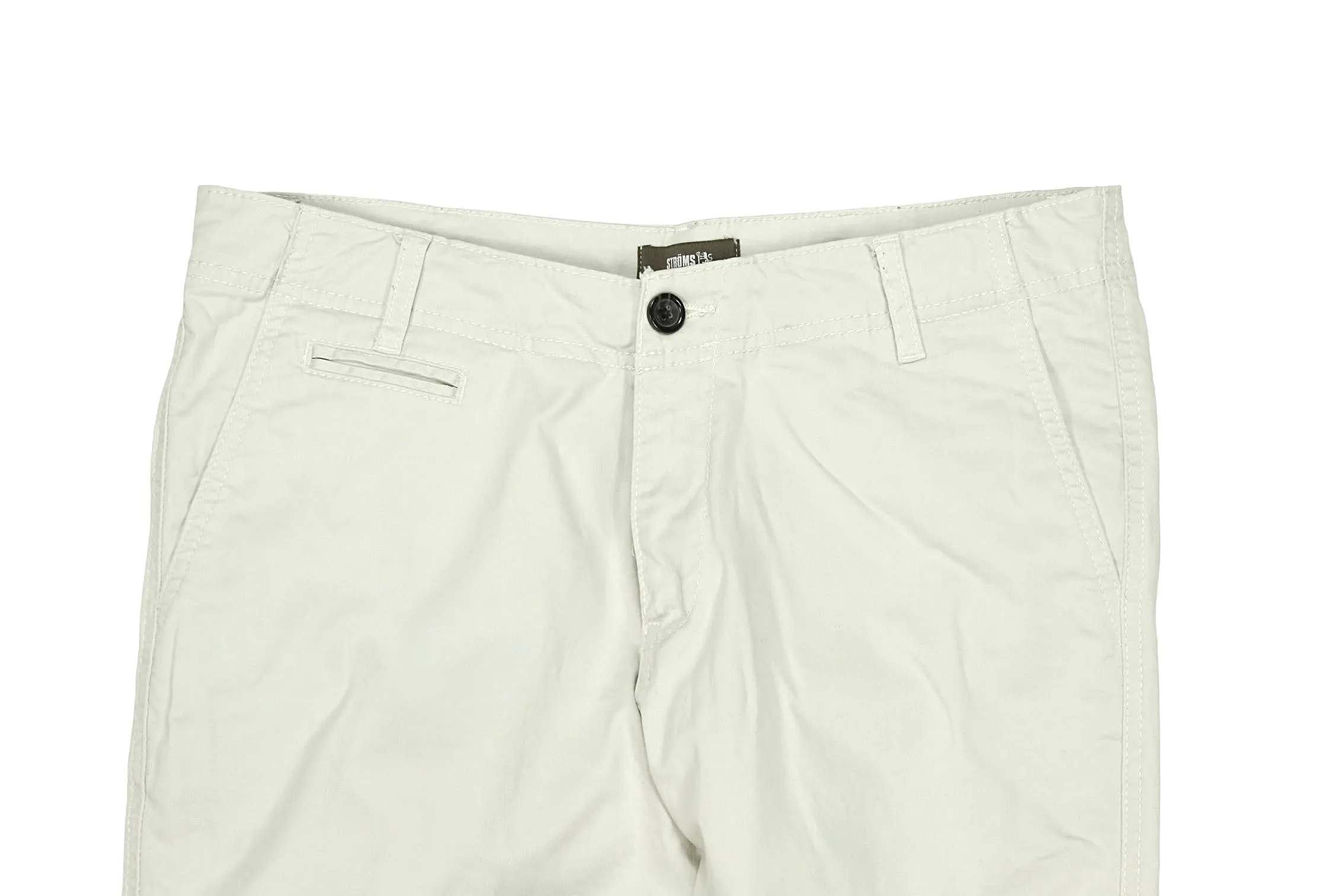 Ströms - Sand High-Rise Cotton Chinos 48