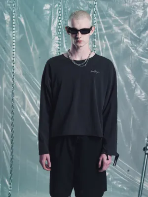 THRASHER L/S TEE | BLACK