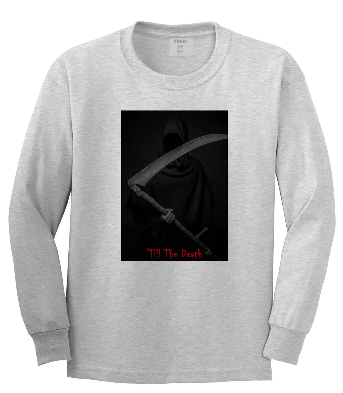 Till The Death Grim Reaper Long Sleeve T-Shirt