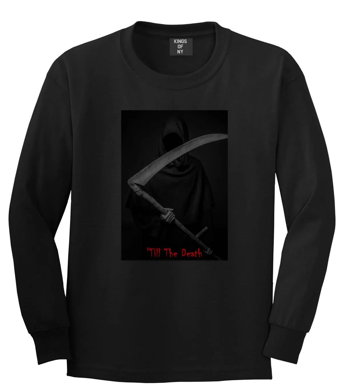 Till The Death Grim Reaper Long Sleeve T-Shirt