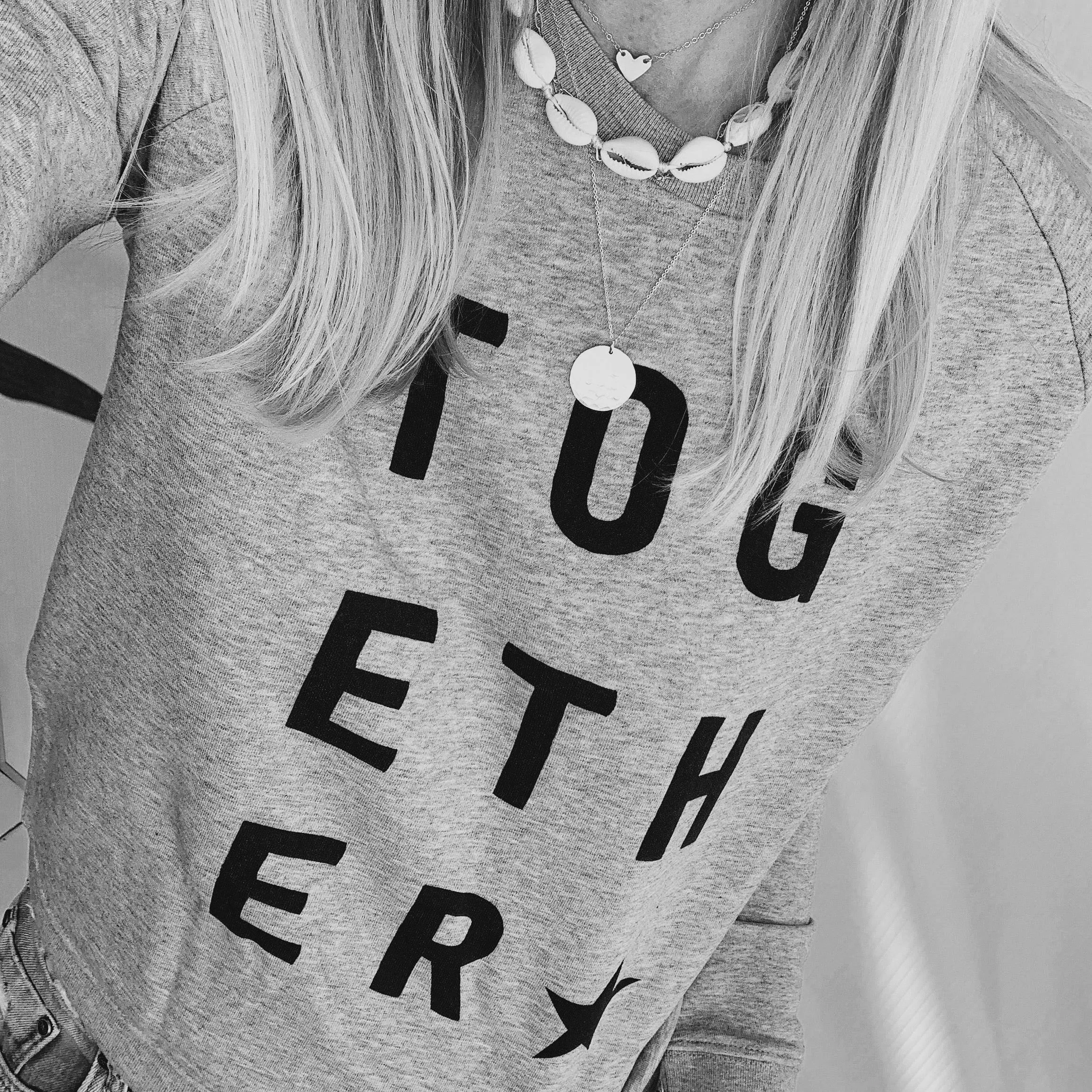 TOGETHER sweatshirt *raising money to help those in most need in Ukraine* *relaxed fit*