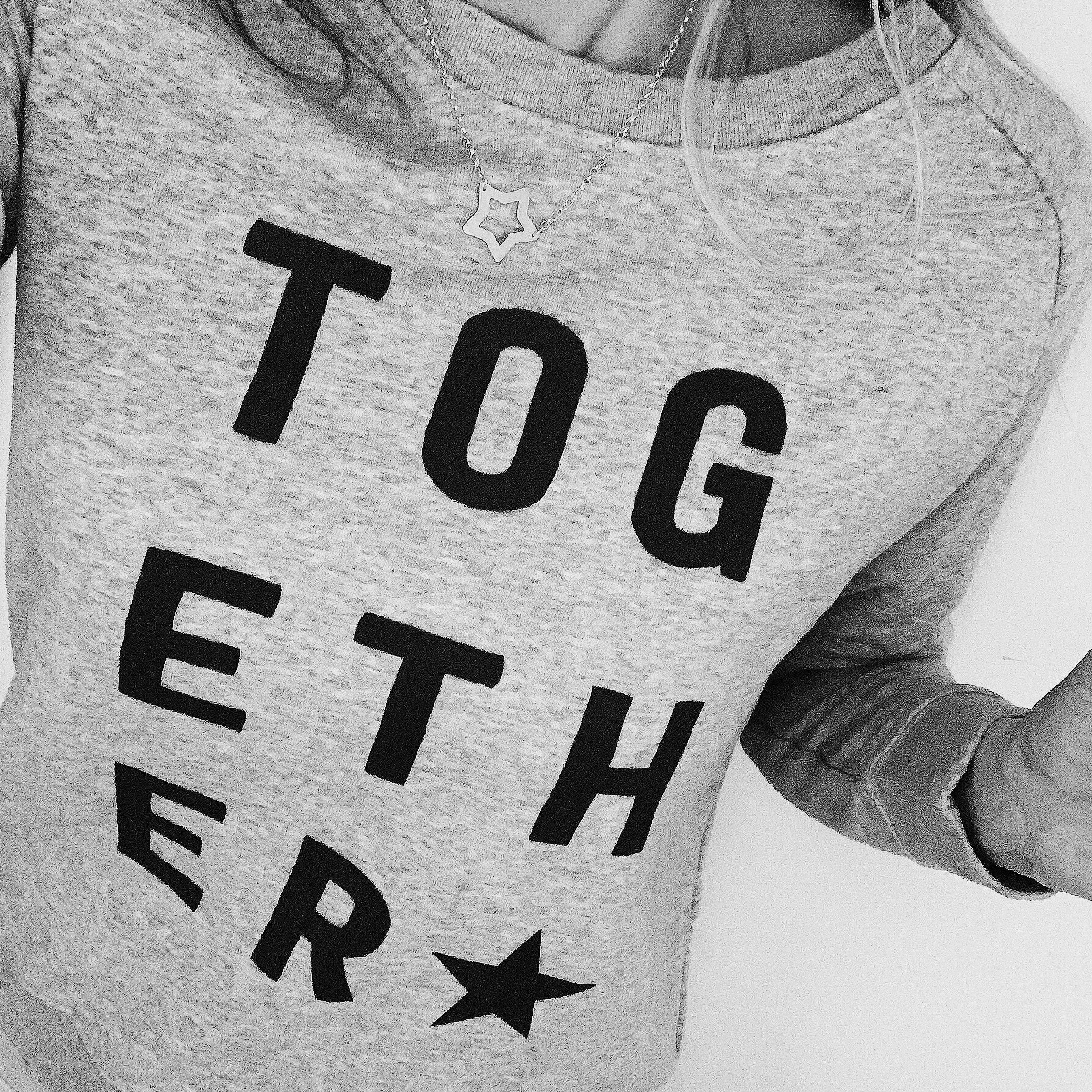 TOGETHER sweatshirt *raising money to help those in most need in Ukraine* *relaxed fit*