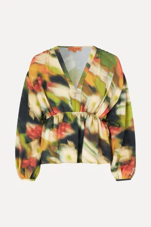Toni Blouse - Flowers In Fast Motion
