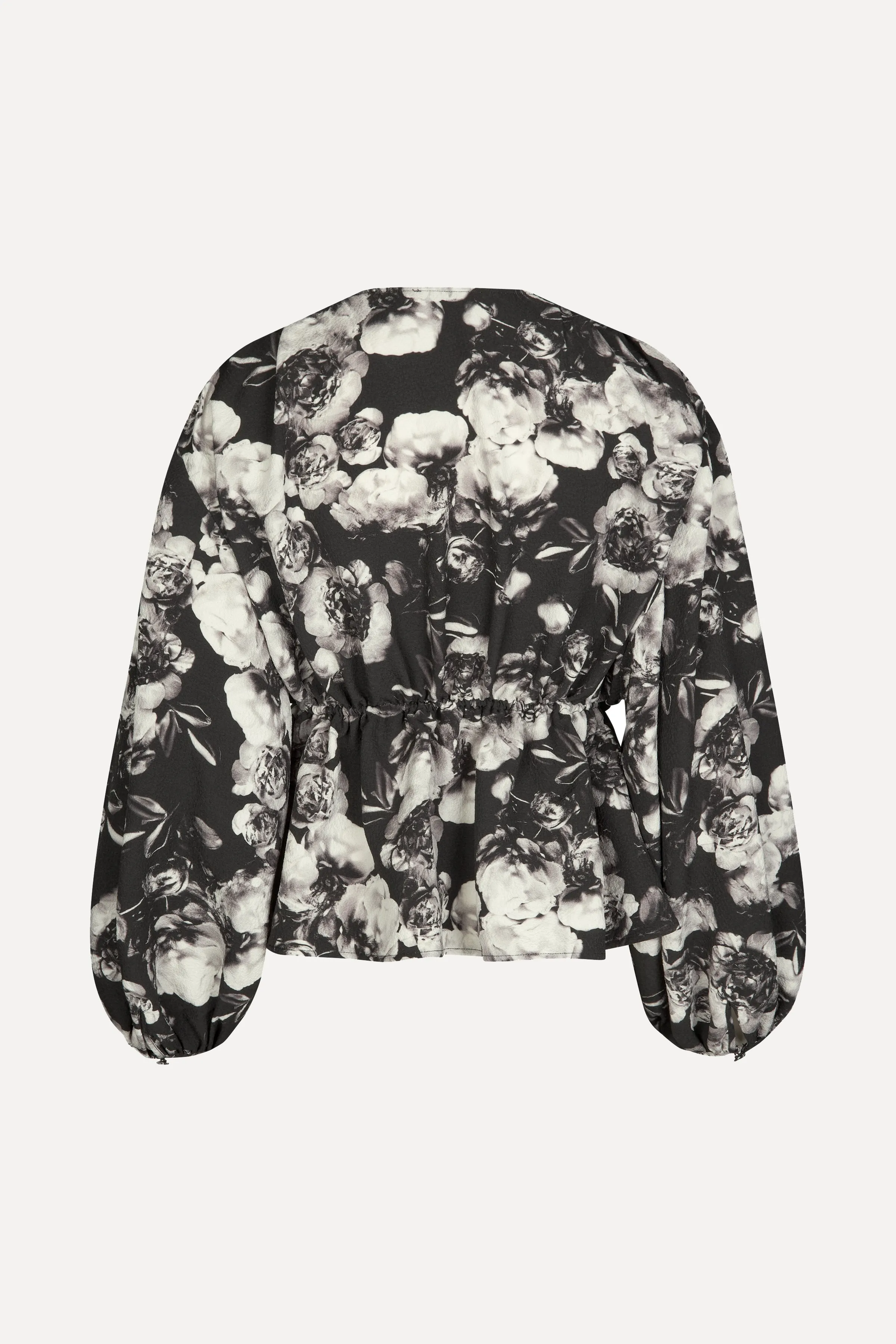 Toni Blouse - Metalized Peonies