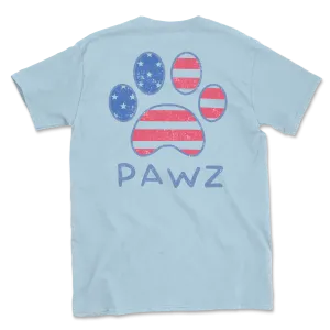 USA Flag (Adult Short Sleeve T-Shirt)