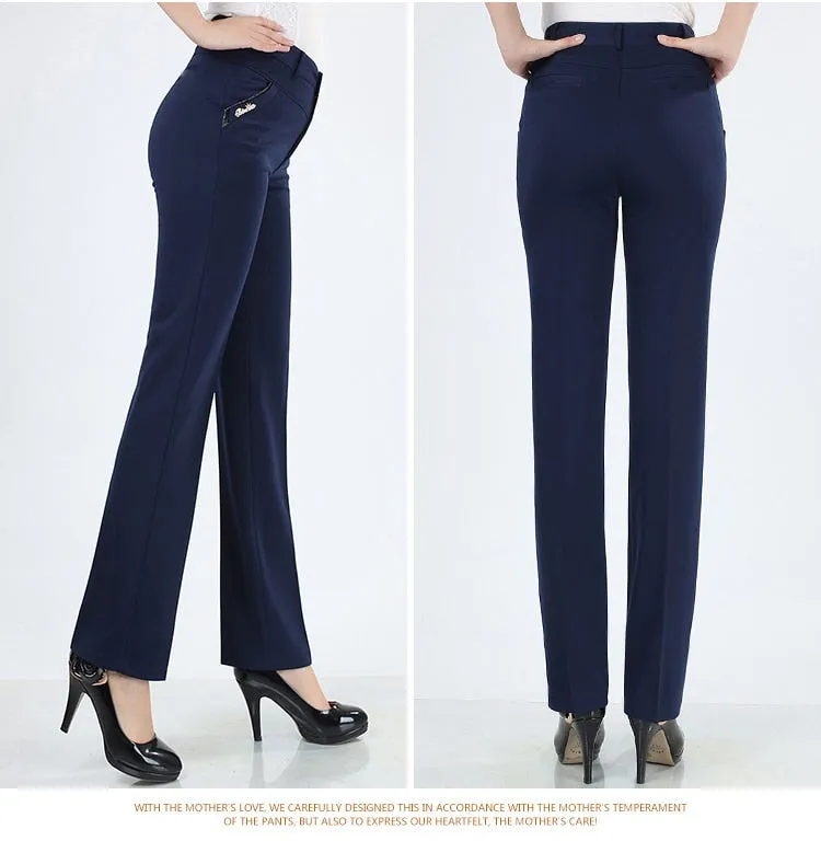 VenusFox straight high waist khaki pants plus size