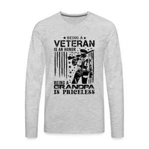 Veteran Grandpa Premium Long Sleeve T-Shirt