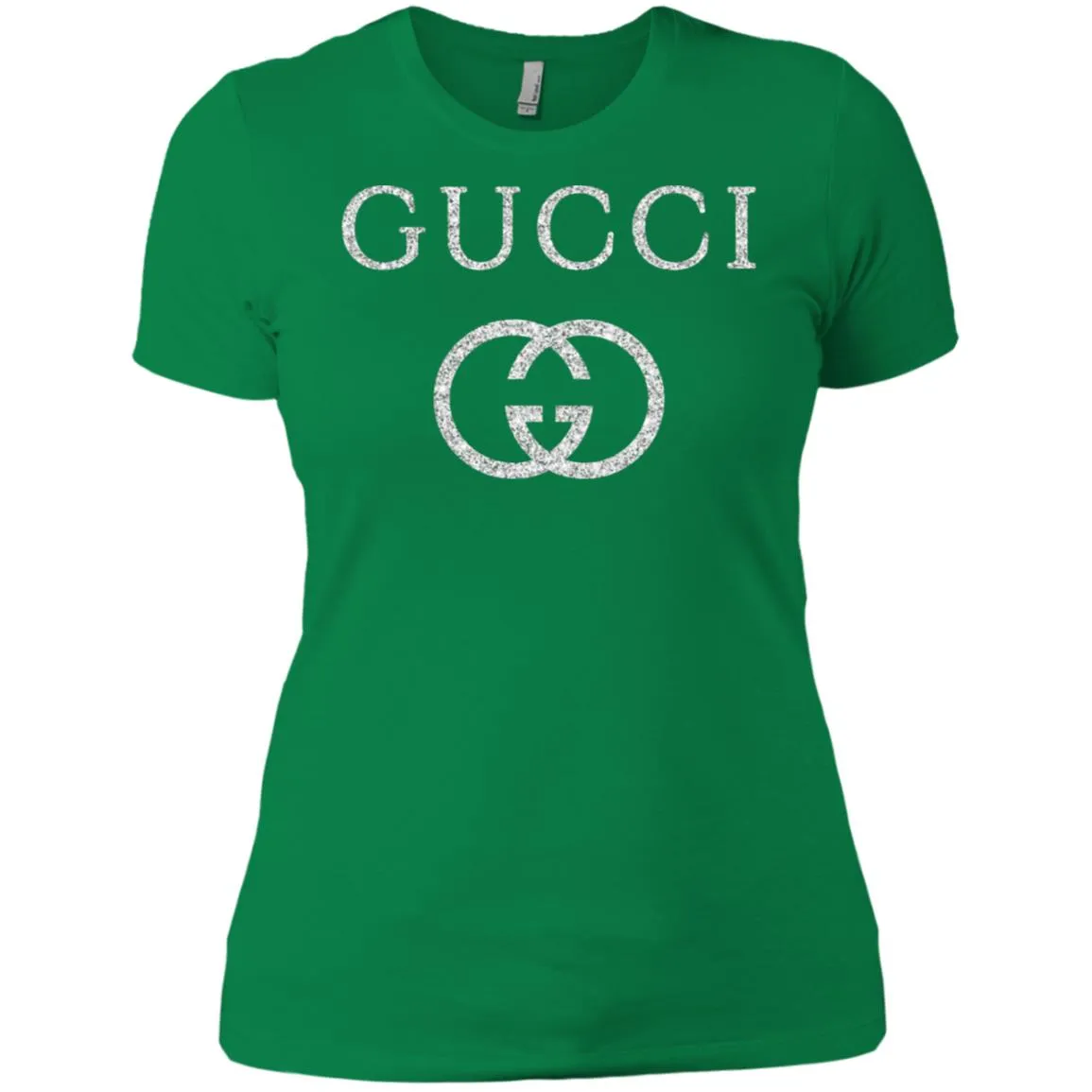 Vintage Gucci Logo Inspired Women Cotton T-Shirt