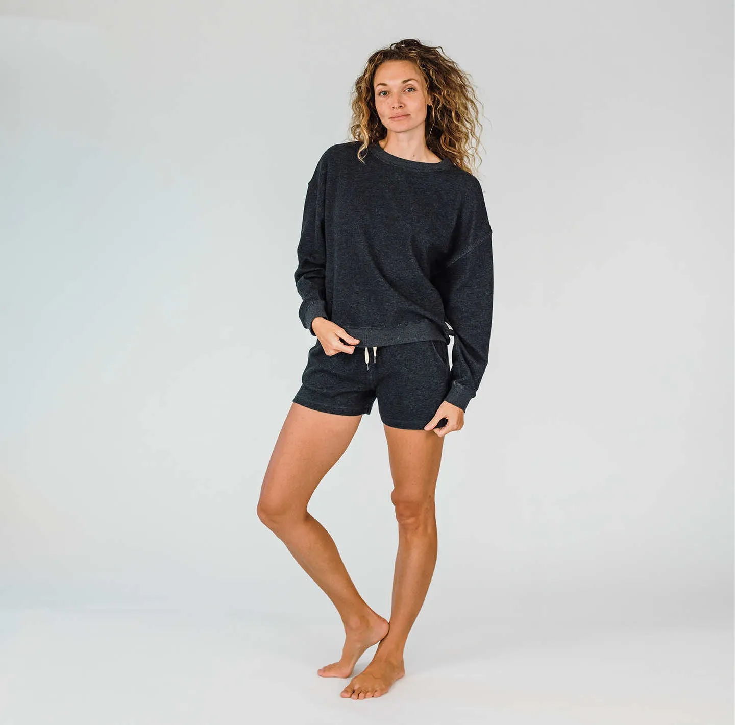 Women's Double-Knit Crew Sweatshirt