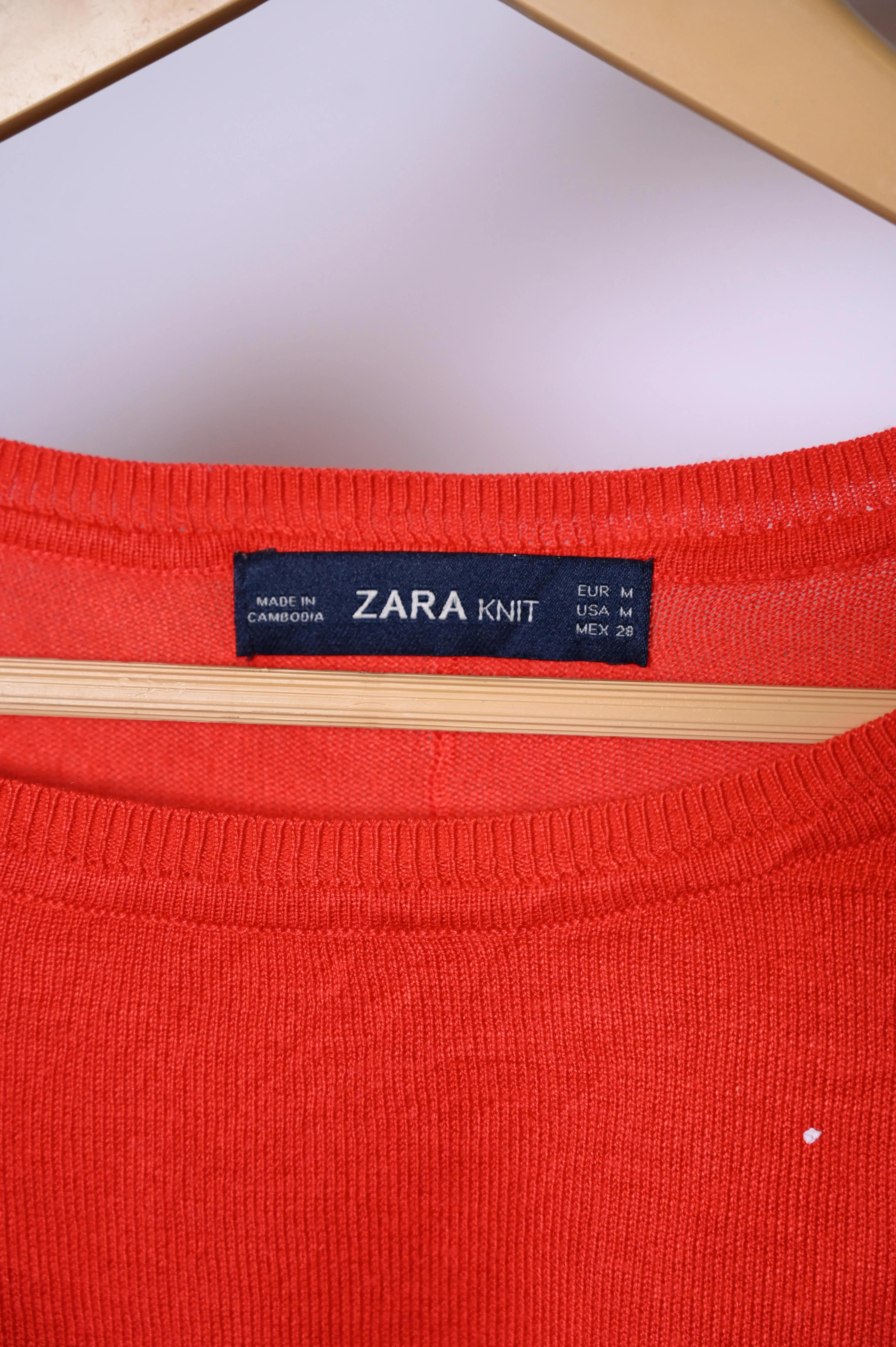 Zara Orange Sweatshirt - Medium