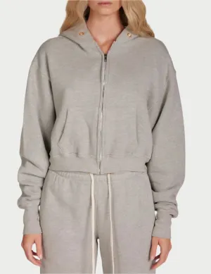 Zendaya Crop Zip Hoodie