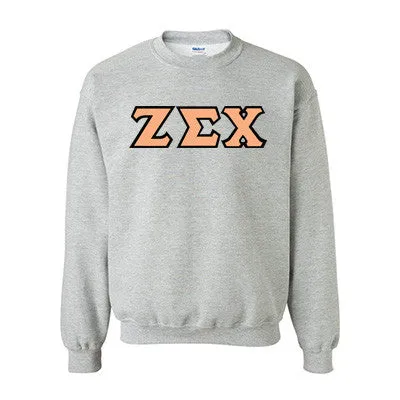 Zeta Sigma Chi Standards Crewneck Sweatshirt - G180 - TWILL