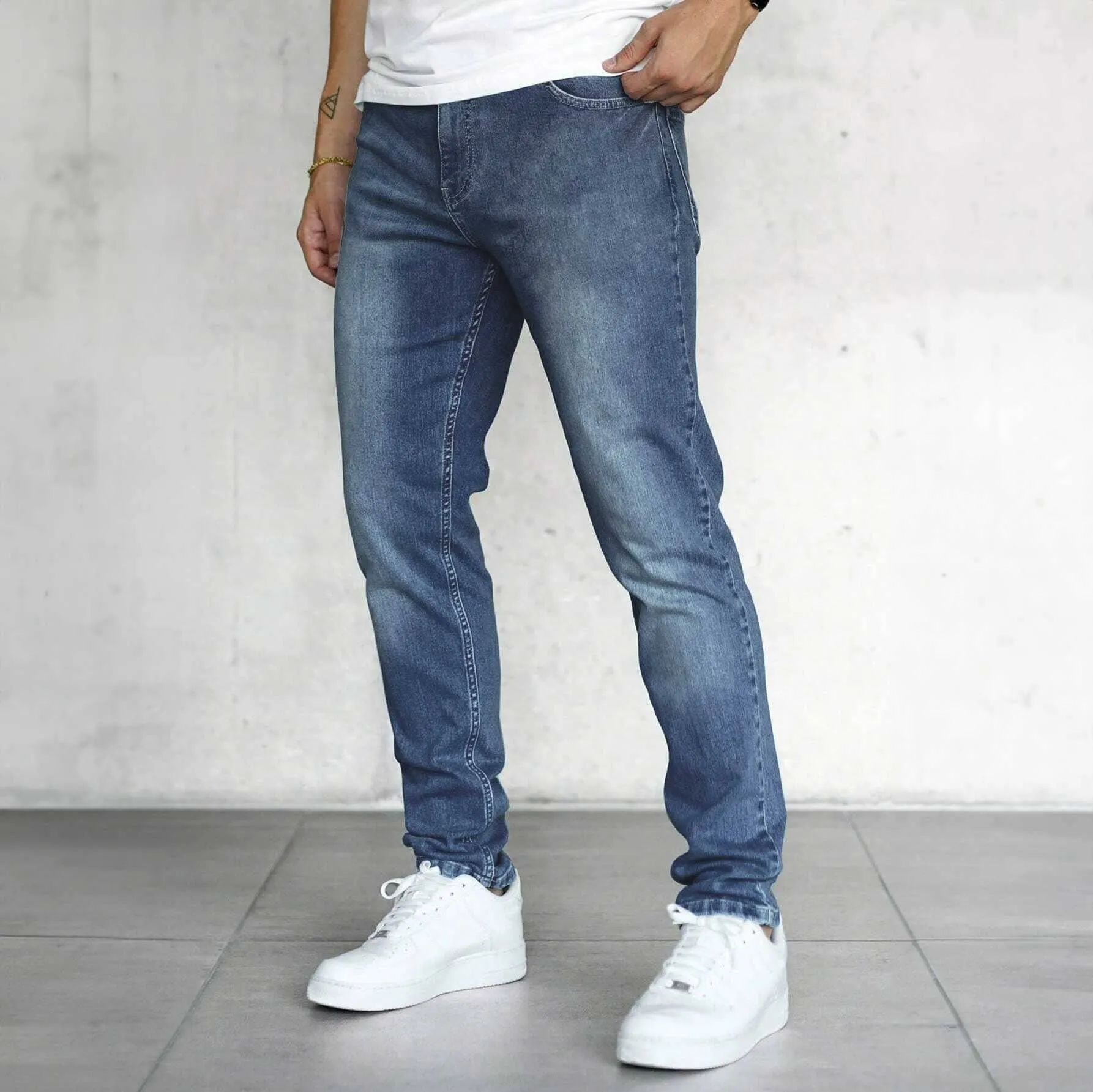 ZR Men's Slim Fit Denim Pants